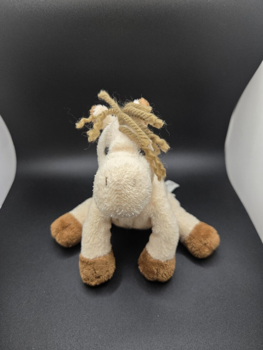 Gymboree Plush Horse Toy in Cream and Brown